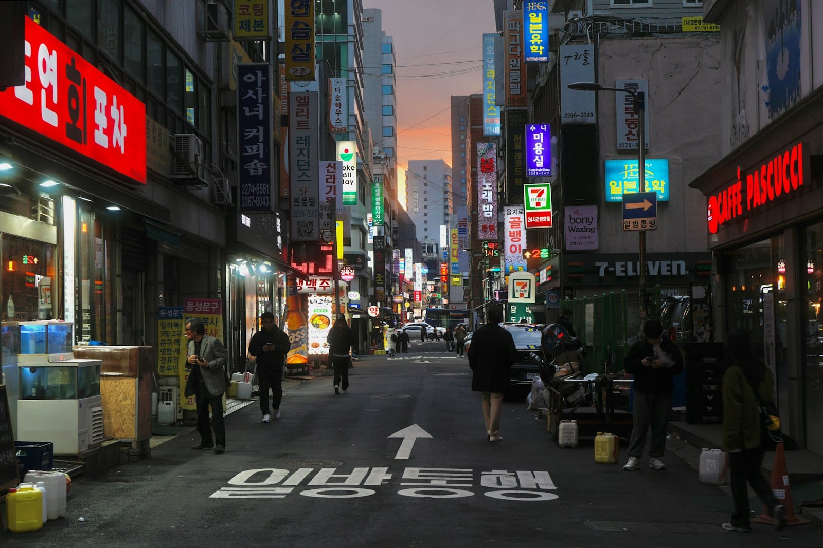 Seoul at night